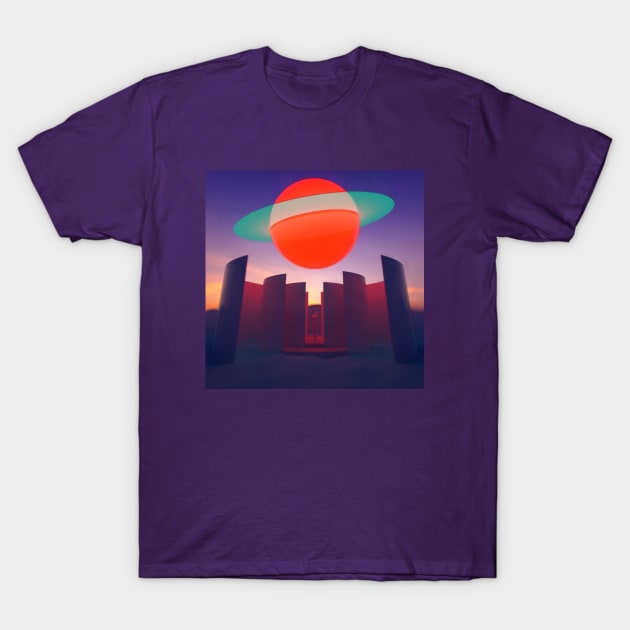 Saturn T-Shirt by Metricastudio